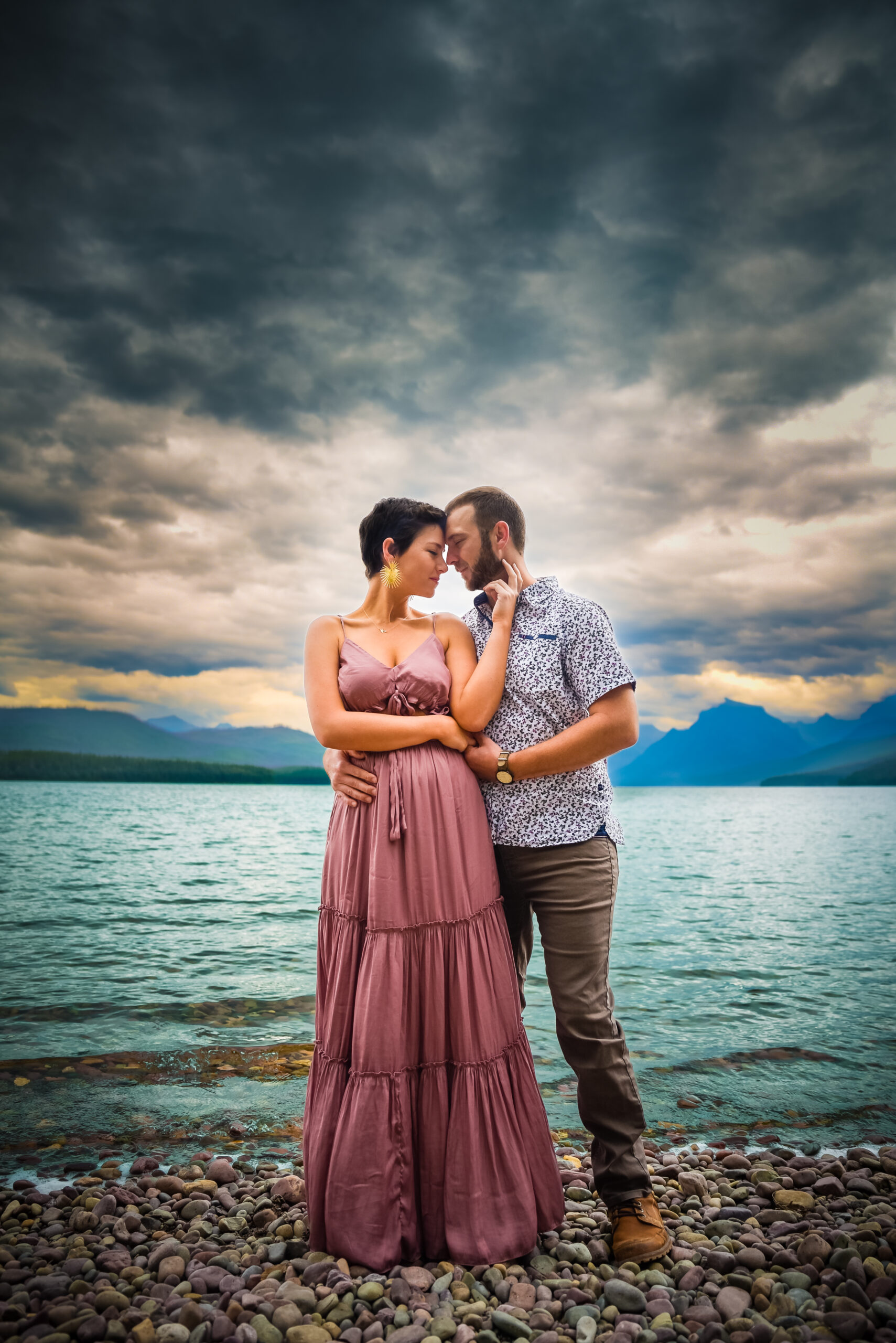 Glacier couples photography