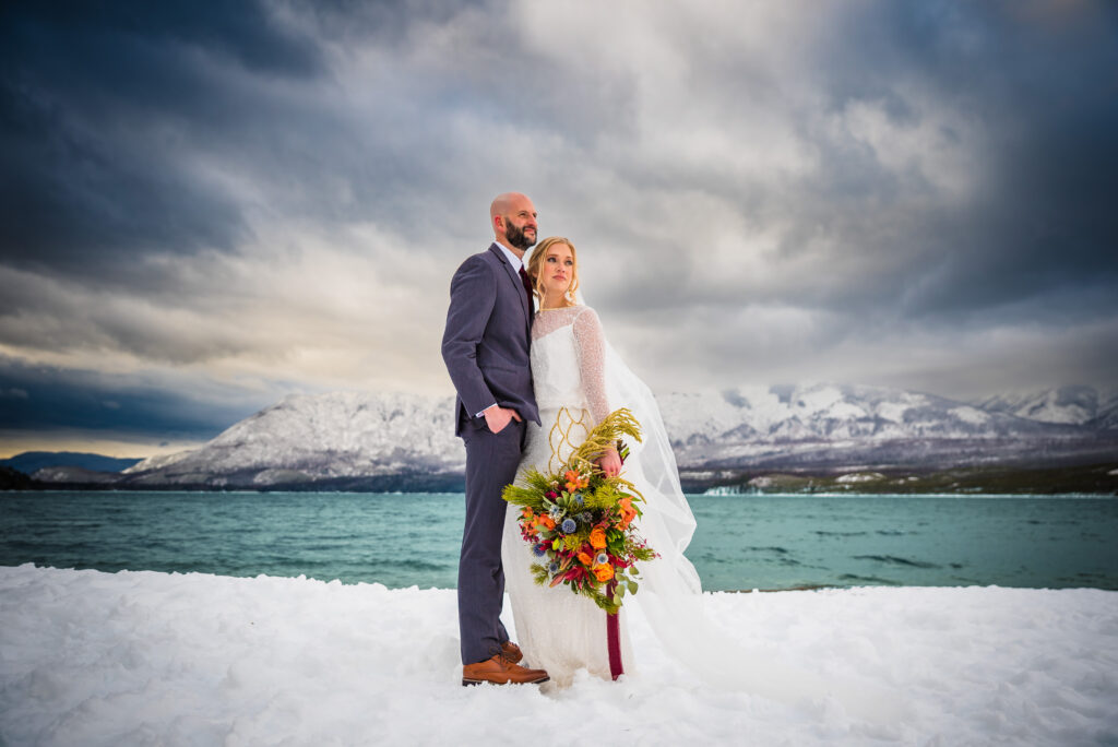 Winter Elopement Glacier National Park