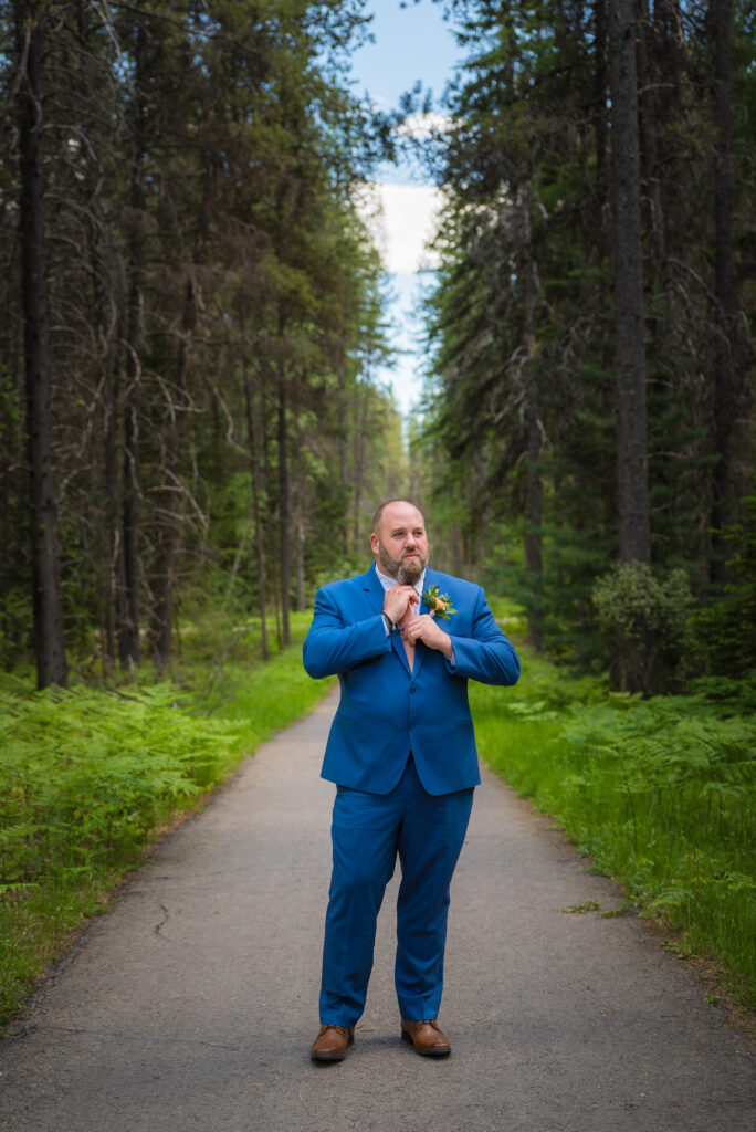 groom getting ready