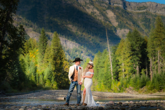 Glacier national park elopement ceremony sites avalanche lake