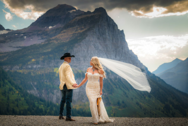 Glacier national park elopement sites