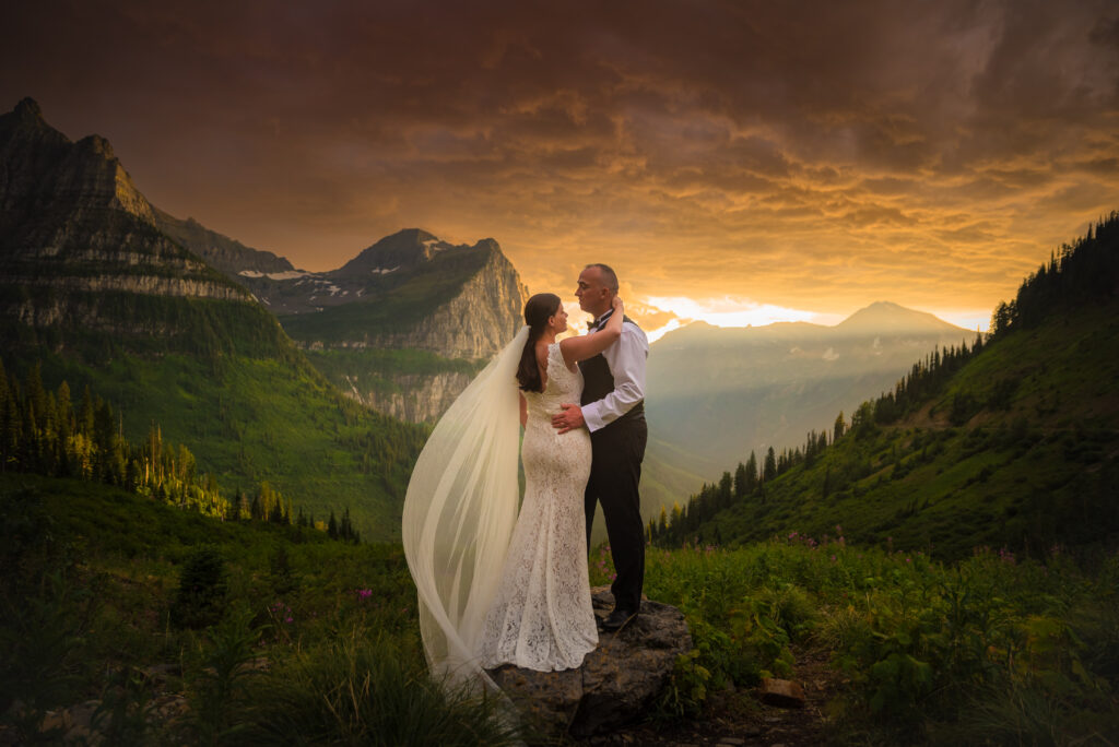 Elopement St. Mary Glacier National Park, Montana Big Bend