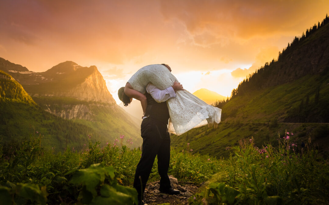 A Rainy Day Elopement in St Mary (Glacier National Park)