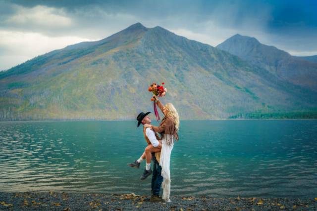 Glacier national park elopement sites