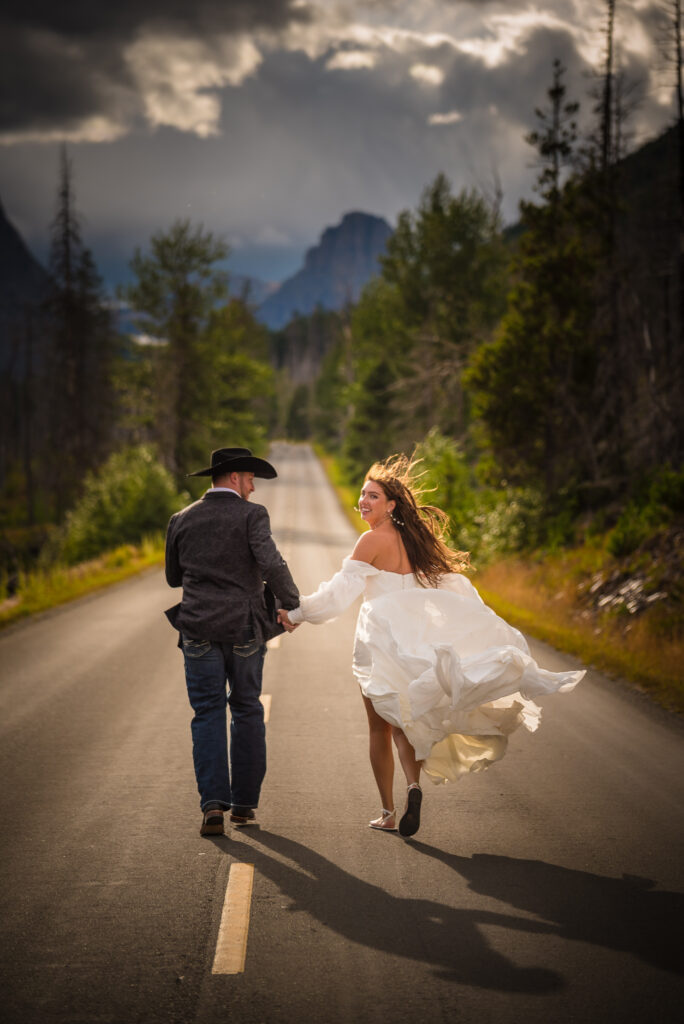 Wedding and elopement in Glacier National Park